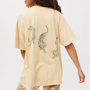 Project Social T Tiger Overdyed T-Shirt Dress